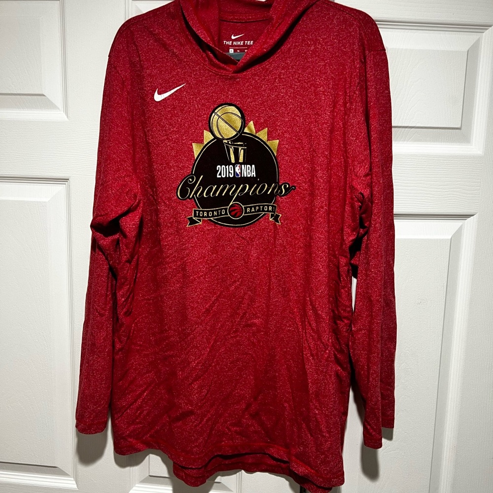 Toronto Raptors 2019 Championship lightweight hoodie XL
